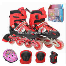 A complete set of kids inline skates